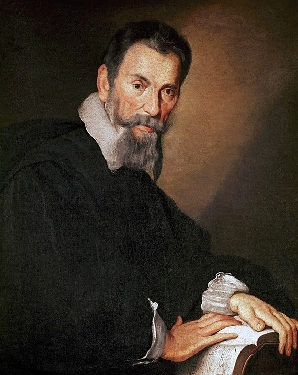 Painting of Monteverdi by Bernardo Strozzi (c. 1630)