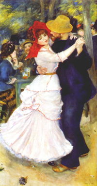 Dance at Bougival by August Renoir