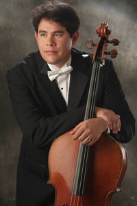 Photograph of cellist Stephen Framil