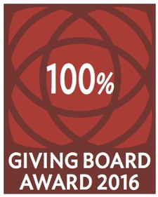 Logo for board that gives 100%