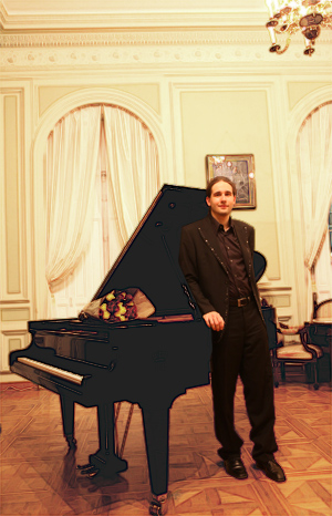 Photograph of Carl Petersson in elegant room