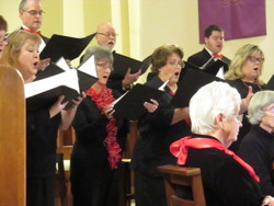 Consort Canzona singers at Dec. 2015 concert