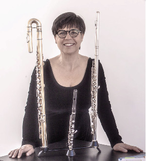Photograph of Ellen Burr, Oct. 24 flute soloist