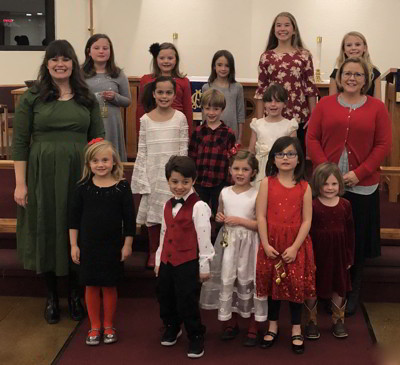 Photograph of Joyful Noise Carson Children's Choir in performance