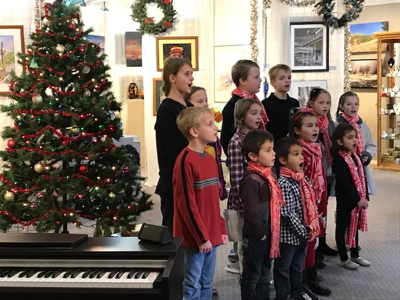 Joyful Noise performing at Nevada Artists Association Gallery, Dec. 2, 2017