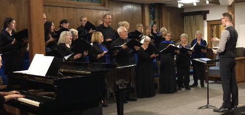 Photograph of Carson Chamber Singers at 10/10/25 concert